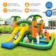 preview thumbnail 7 of 8, Gymax Tropical Inflatable Bounce Castle 8-in-1 Giant Jumping House w/