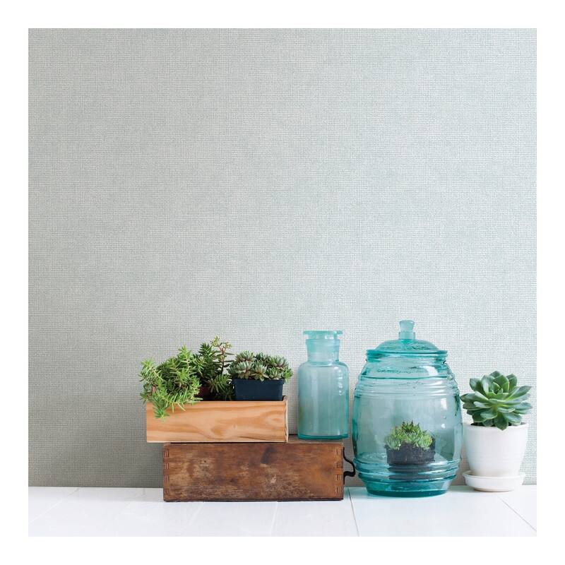 Advantage Nina Light Blue Texture Wallpaper - 21 x 396 x 0.025