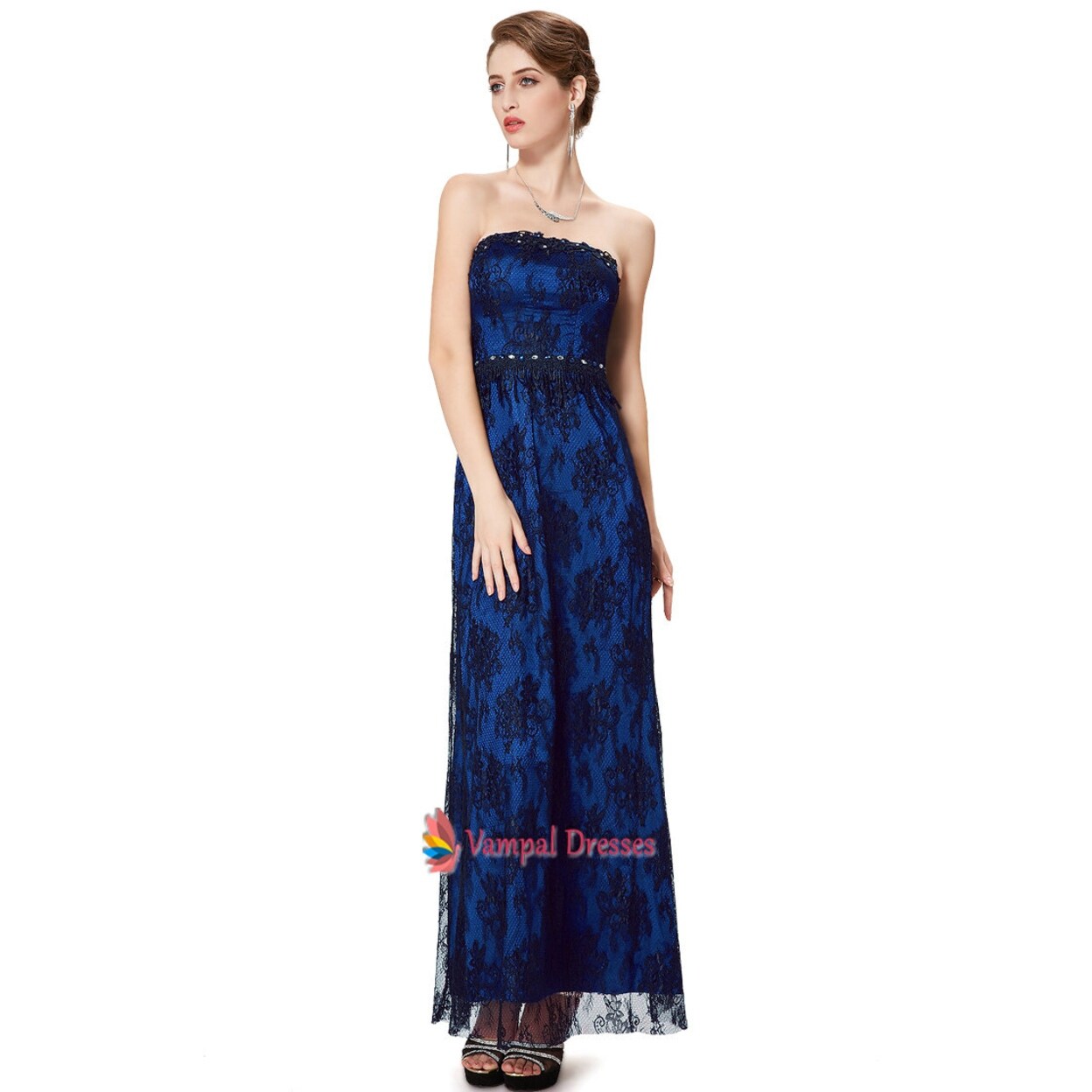 black and royal blue outfits