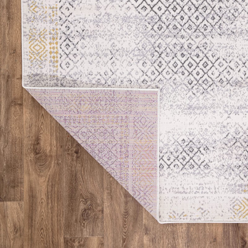 World Rug Gallery Bohemian Geometric Area Rug