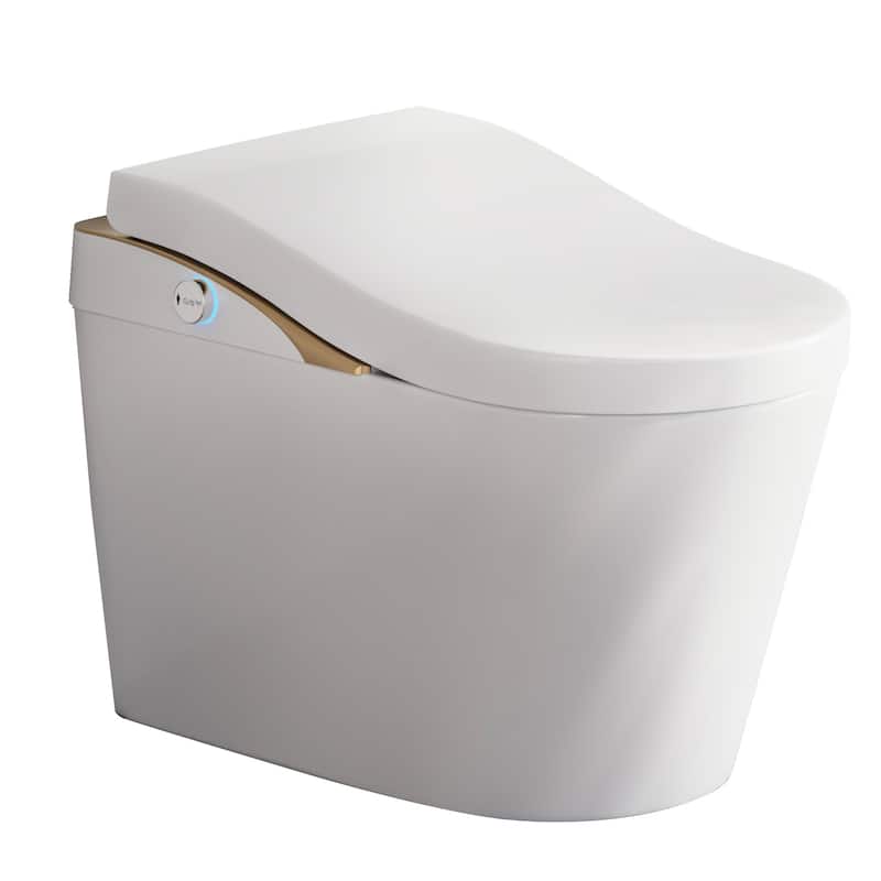 Smart Toilet with Bidet & Auto Flush - White