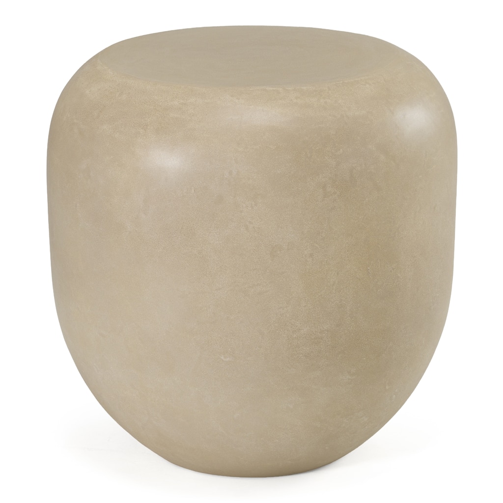 Denny Modern Beige Fiberform End Table