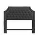 preview thumbnail 12 of 13, Chic Home Malan PU Leather Upholstered Button Tufted Headboard
