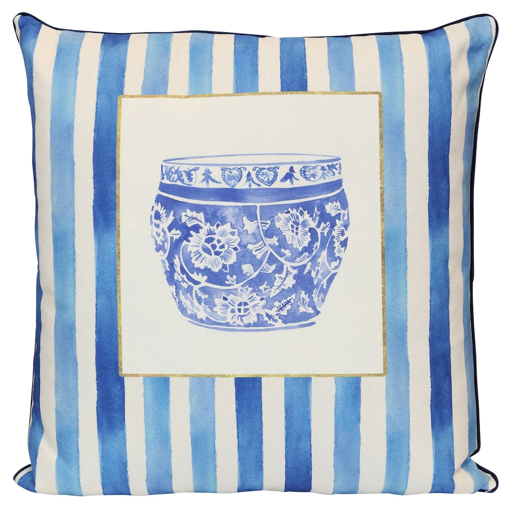 StyleCraft Tamara Day for StyleCraft Porcelain Heritage Pillow - 24" x 24"