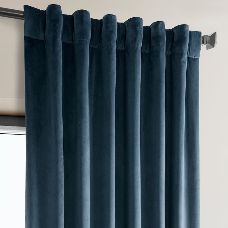 Exclusive Fabrics Heritage Plush Velvet Curtain (1 Panel)
