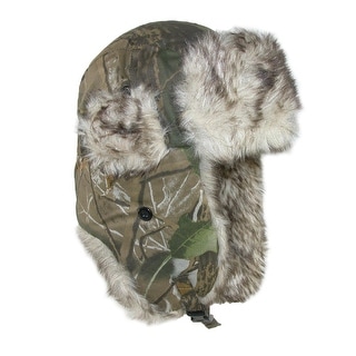 Shop Ctm Men S Camo Winter Aviator Hat With Ear Flaps Overstock