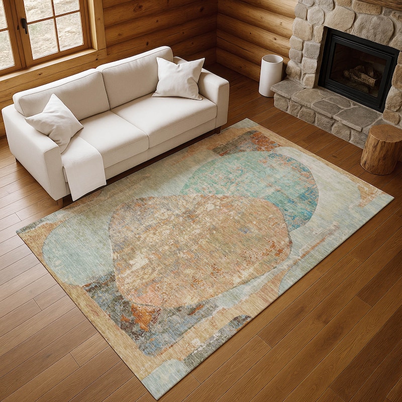 Premium Washable Super Soft Abstract Modern Mayfield Rug