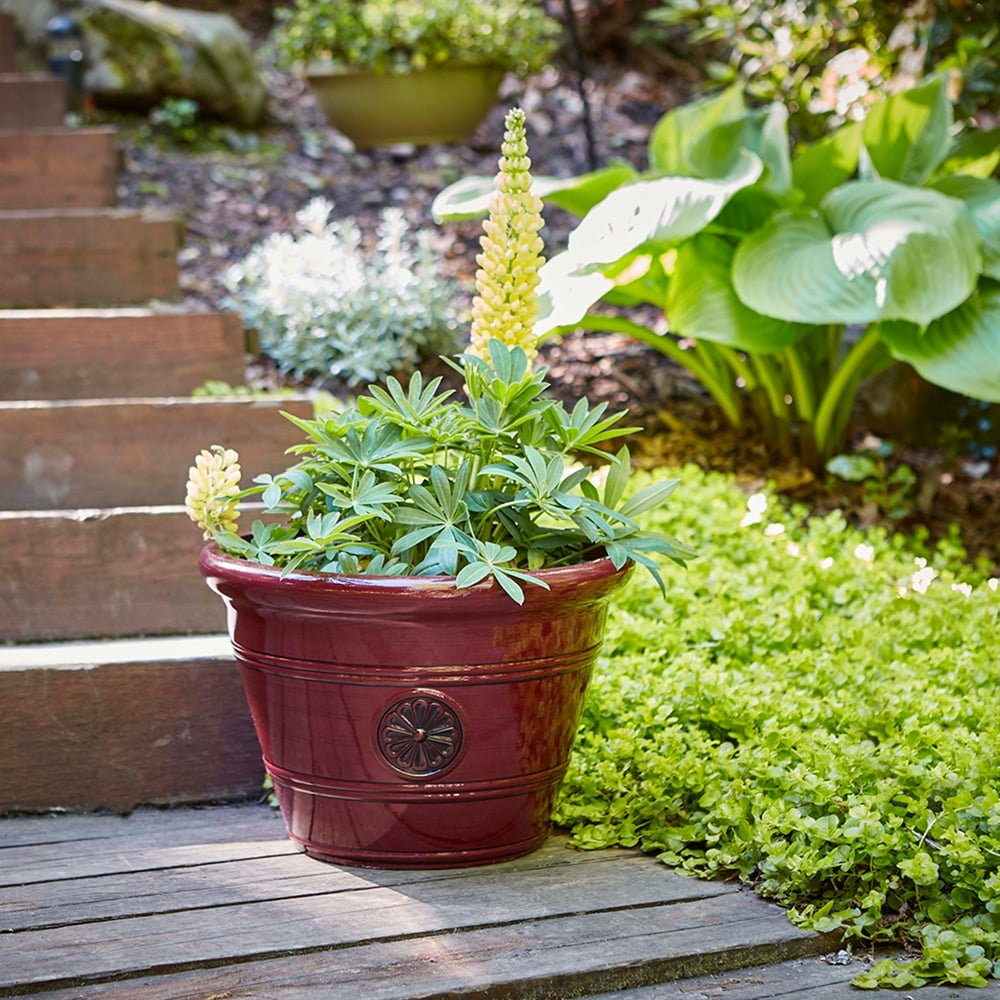 Southern Patio Modesto Handcrafted Composite Planter - Overstock