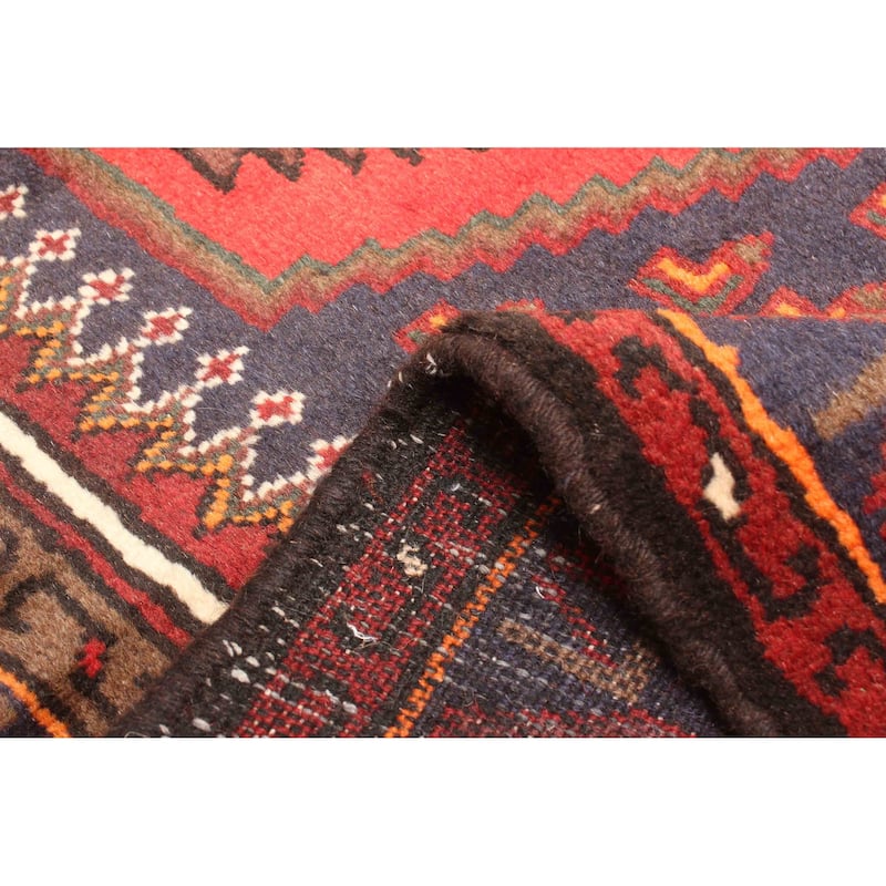 ECARPETGALLERY Hand-knotted Andelz Red Wool Rug - 4'3 x 6'4