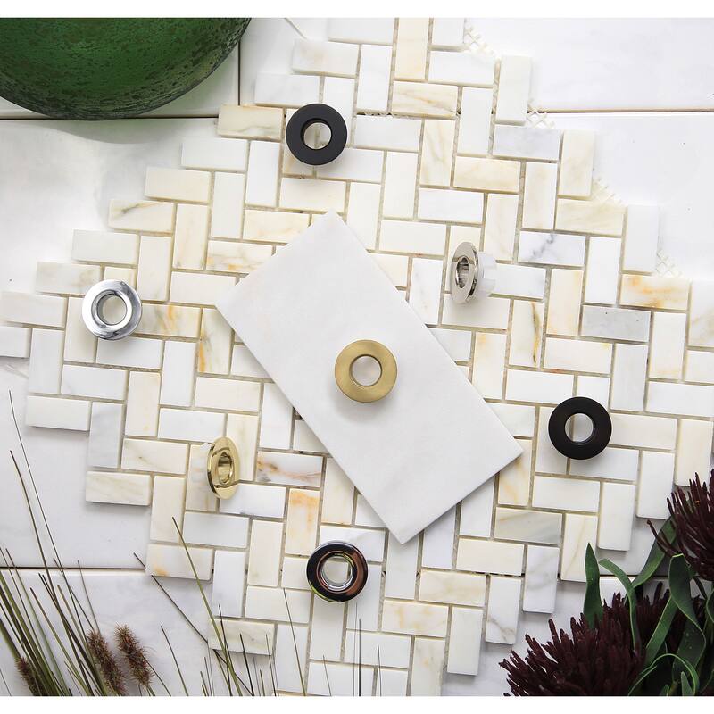 Kingston Brass Made To Match 1-3/16" Sink Overflow Hole Cover Ring