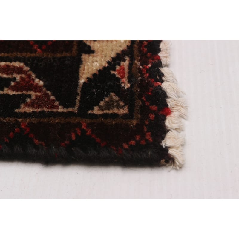 ECARPETGALLERY Hand-knotted Andelz Red Wool Rug - 3'9 x 9'10