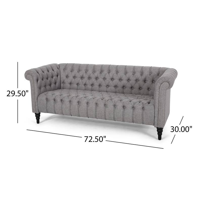 Barneyville Traditional Chesterfield Sofa by Christopher Knight Home