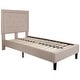 preview thumbnail 57 of 120, Tufted Platform Bed with 10in. Pocket Spring Mattress