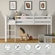 preview thumbnail 8 of 31, Costway Twin Low Loft Bunk Junior Bed Bedroom Wooden Guard Rail Ladder