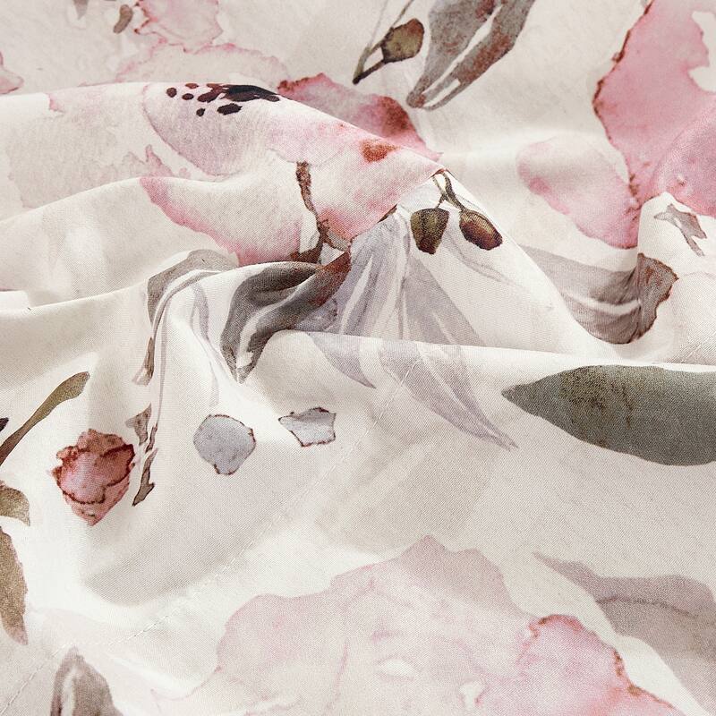 Floral printed sheet set