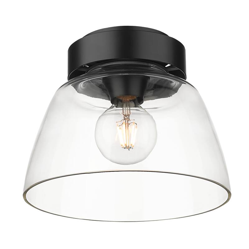 Golden Lighting 0314-FM10 CLR Remy 10" Wide Flush Mount Ceiling