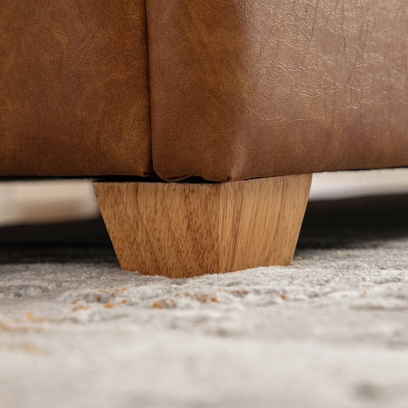 60.2" PU Upholstered Storage Bench with Flip-Top & Soft-Close Metal Hinges