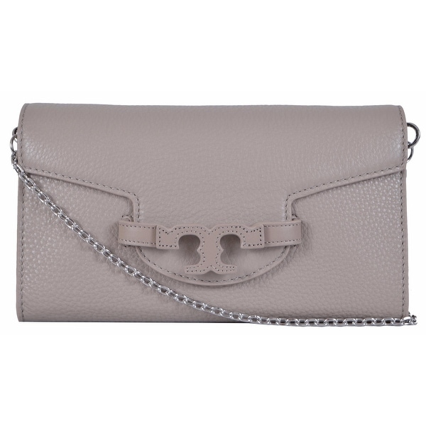 tory burch silver clutch