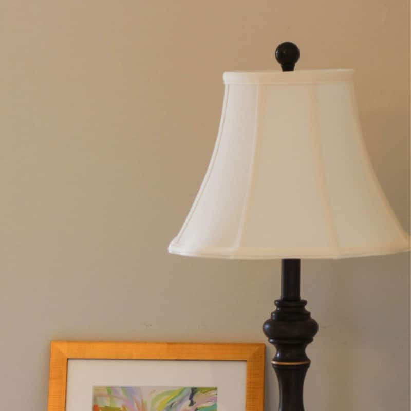Modified Softback Lampshade with Washer Fitter, White
