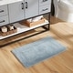 Better Trends Bath Rugs Set 100% Cotton Reversible Water Absorbent ...