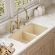 preview thumbnail 20 of 76, Karran Undermount Quartz Double Bowl Kitchen Sink