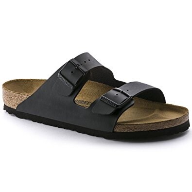 Birkenstock Arizona Black Sandals - 38 M EU / 7-7.5 US Women / 5-5.5 D(M) US Men