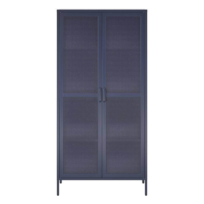 The Novogratz Channing Tall 2 Door Metal Storage Cabinet
