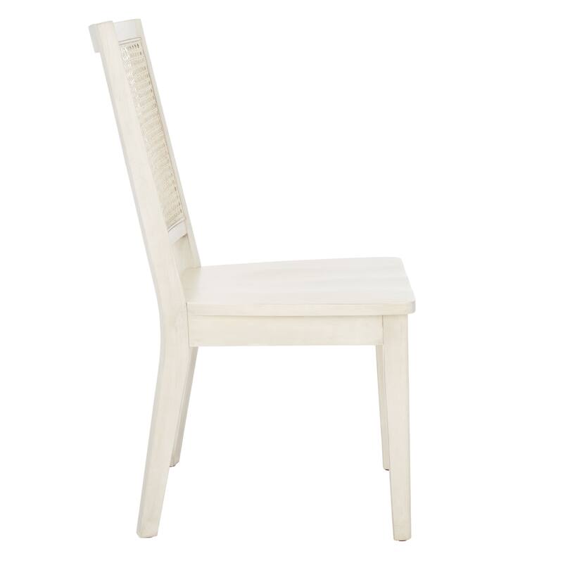 SAFAVIEH Elia Farmhouse Dining Chair (Set of 2) - 20 In. W x 23 In. D x 37 In. H - 20Wx23Dx37H