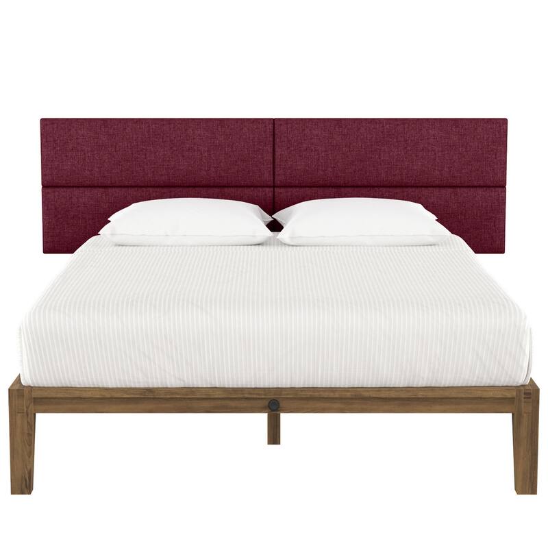 Jaxx Panelist Modern Padded Headboard - Set of 4 Wall Mounted Panels