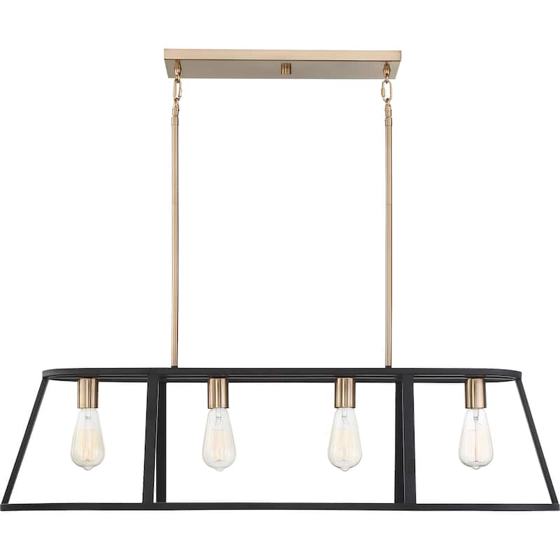Chassis 4-Light Island Pendant Fixture - N/A