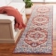 preview thumbnail 3 of 9, SAFAVIEH Luna Parwin Oriental Medallion Rug 2'2" x 9' Runner - Beige/Blue Rust - Runner