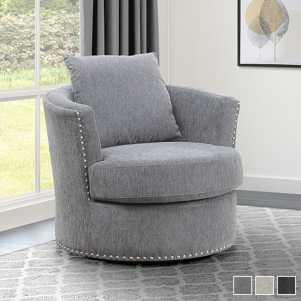 Overstock swivel barrel deals chair