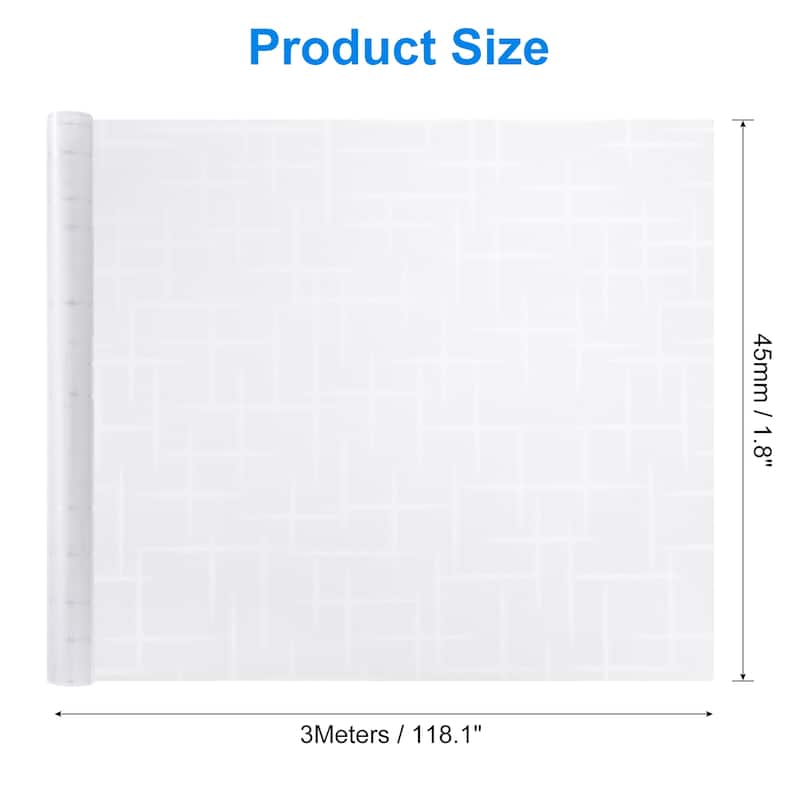 Window Privacy Film, Window Film Cross Pattern - White