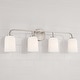 preview thumbnail 10 of 10, Lawson 4-light Bath/ Vanity Fixture w/ Soft White Glass