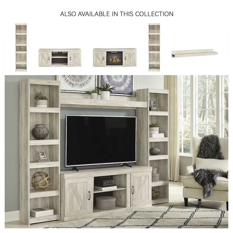 Signature Design by Ashley Wynnlow Weathered Woodgrain 60-inch TV Stand