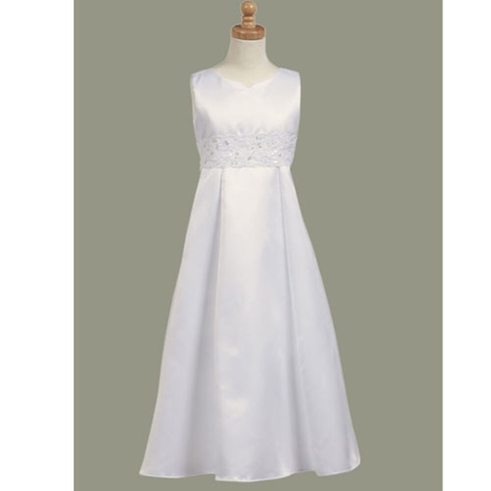 girls size 7 white dress