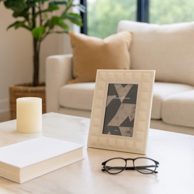 Resin Modern Photo Frame Square Block Border Design Decorative Frame