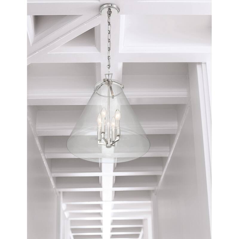 Crystorama Lighting Group VSS-7018 Voss 4 Light 18" Wide Taper Candle
