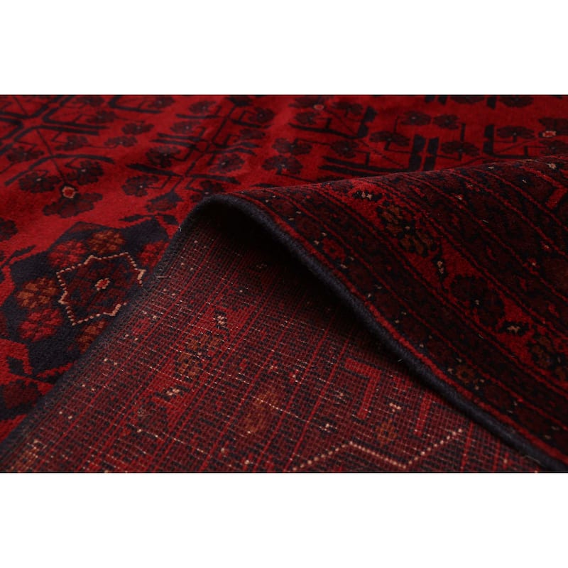 ECARPETGALLERY Hand-knotted Finest Khal Mohammadi Red Wool Rug - 10'2 x 12'7