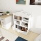 preview thumbnail 4 of 6, 7 Shelf Kids Bookcase,Storage Display Organizer