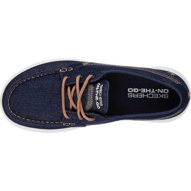 denim skechers go walk