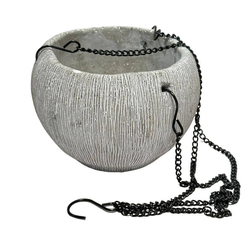 5 inch Ceramic Flower Planter Pot - White