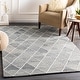 preview thumbnail 7 of 52, Artistic Weavers Padstow Handmade Wool Blend Trellis Area Rug Grey - 2' x 3'