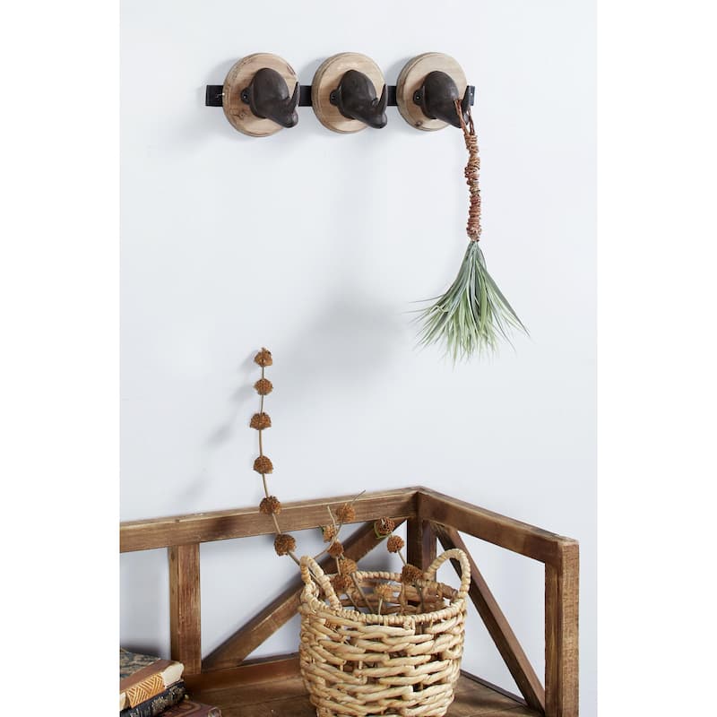 Metal Wall Hook - Brown - Roche River Decor