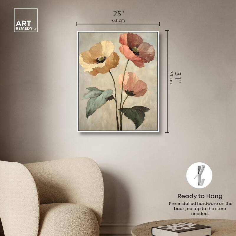 Blush and Ochre II Canvas by Art Remedy