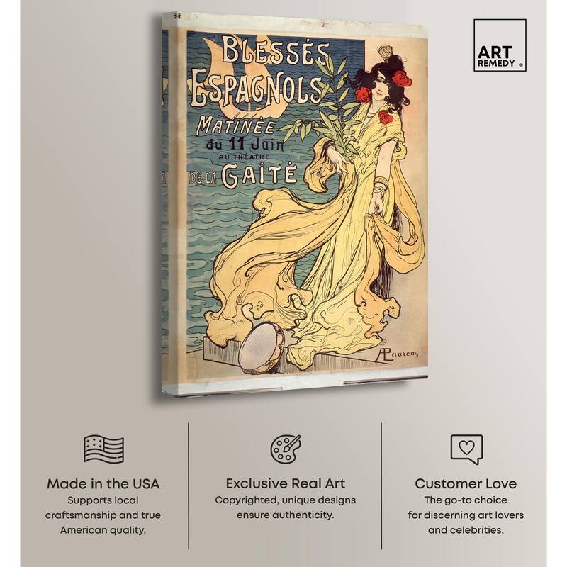 Spanish Dance Canvas by Art Remedy, Gallery Wrapped