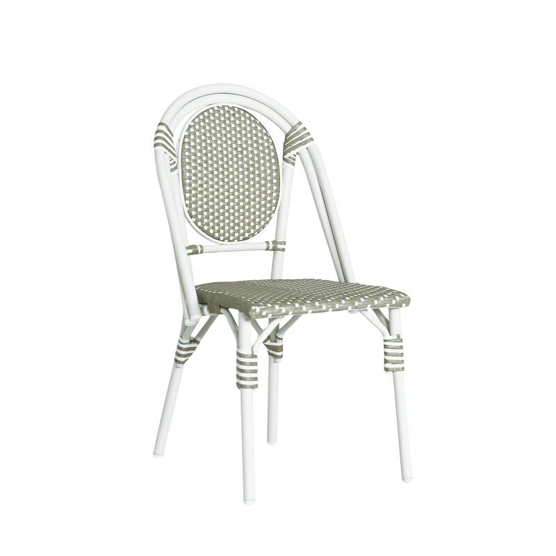 Remi Outdoor French Cafe Style Chairs (Set of 2) by Christopher Knight Home