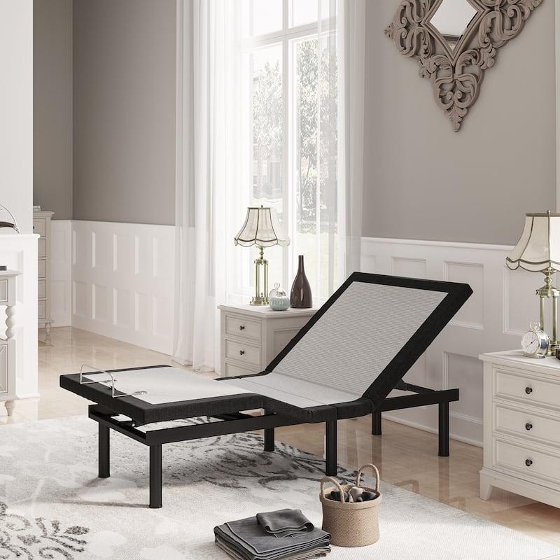 Queen Size Zero Gravity Adjustable Bed Frame with Wireless Remote