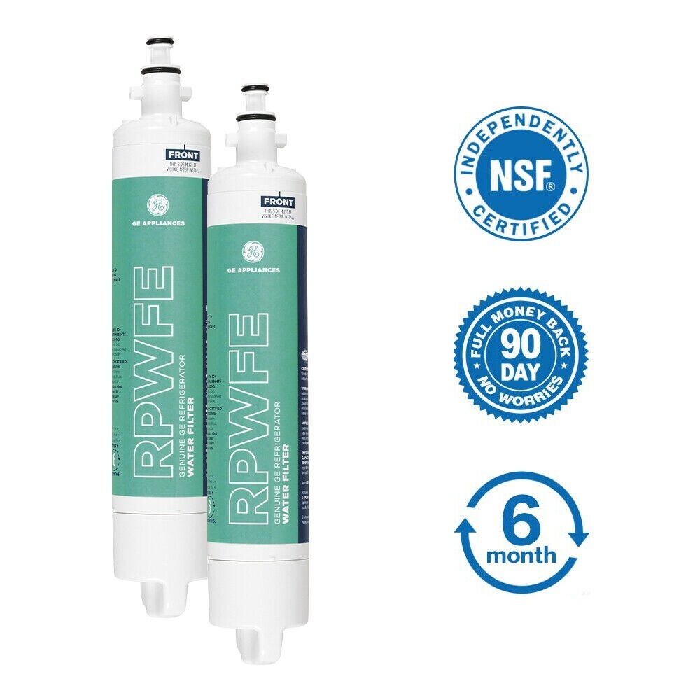 Shop Black Friday Deals On Genuine Ge Rpwfe Refrigerator Water Filter 2 Pack White Overstock 18507484