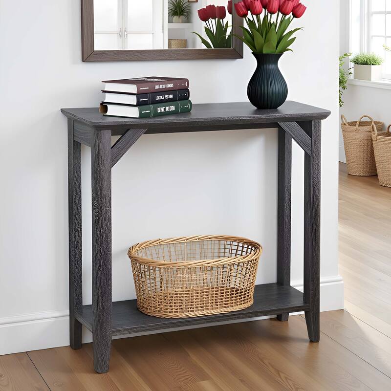 Convenience Concepts Winston Entryway Hall Table with Shelf